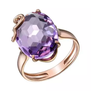 Серебряное кольцо с аметистом