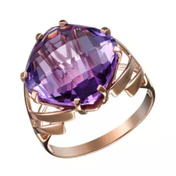 Серебряное кольцо с аметистом