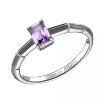 Серебряное кольцо с аметистом