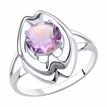 Серебряное кольцо с аметистом