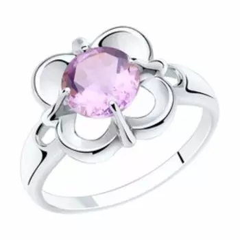 Серебряное кольцо с аметистом