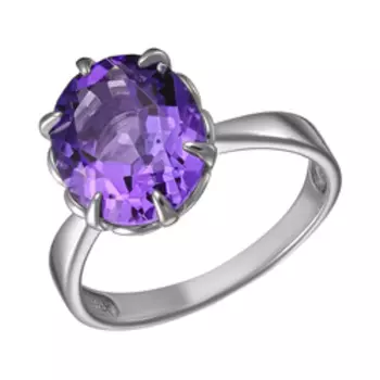 Серебряное кольцо с аметистом
