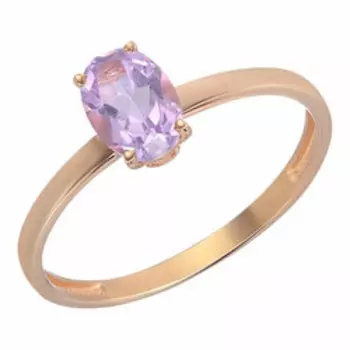 Серебряное кольцо с аметистом