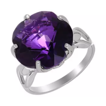 Серебряное кольцо с аметистом