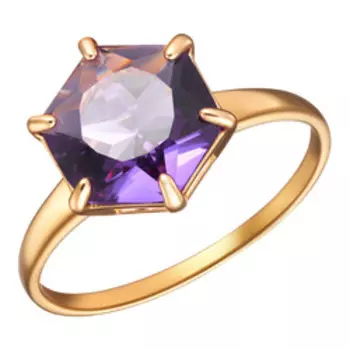 Серебряное кольцо с аметистом