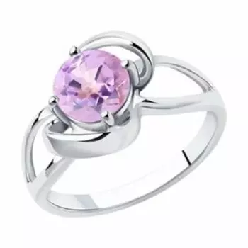 Серебряное кольцо с аметистом