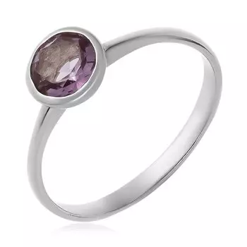 Серебряное кольцо с аметистом