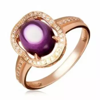 Серебряное кольцо с аметистом