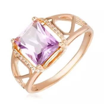 Серебряное кольцо с аметистом