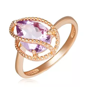 Серебряное кольцо с аметистом