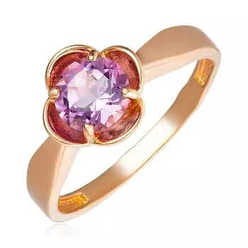 Серебряное кольцо с аметистом