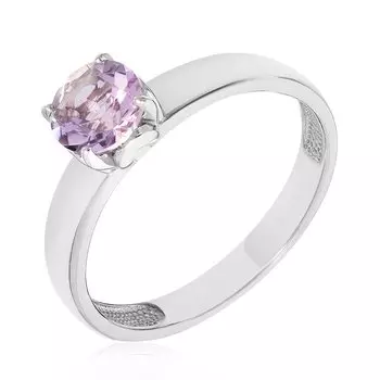 Серебряное кольцо с аметистом