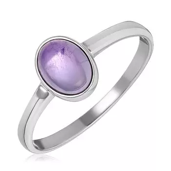 Серебряное кольцо с аметистом