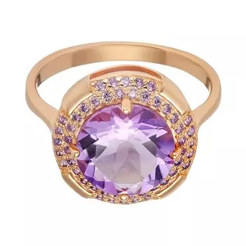 Серебряное кольцо с аметистом