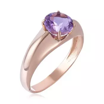 Серебряное кольцо с аметистом