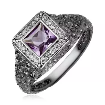 Серебряное кольцо с аметистом