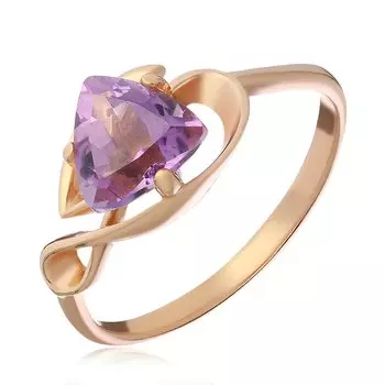 Серебряное кольцо с аметистом