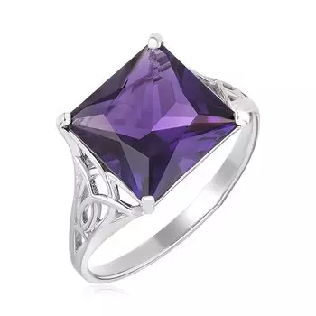 Серебряное кольцо с аметистом