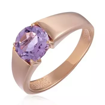 Серебряное кольцо с аметистом