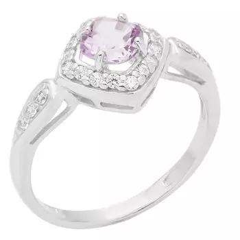 Серебряное кольцо с аметистом