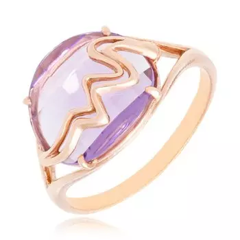Серебряное кольцо с аметистом