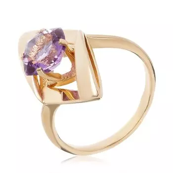 Серебряное кольцо с аметистом