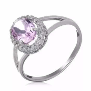 Серебряное кольцо с аметистом