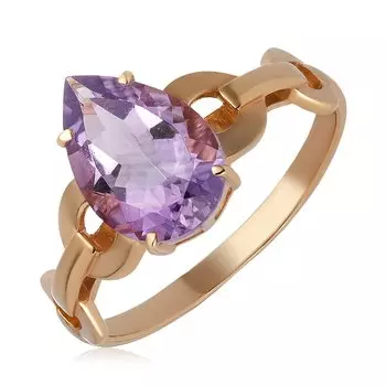 Серебряное кольцо с аметистом