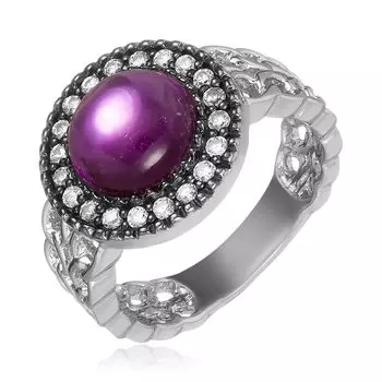 Серебряное кольцо с аметистом