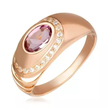 Серебряное кольцо с аметистом