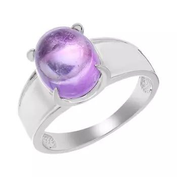 Серебряное кольцо с аметистом