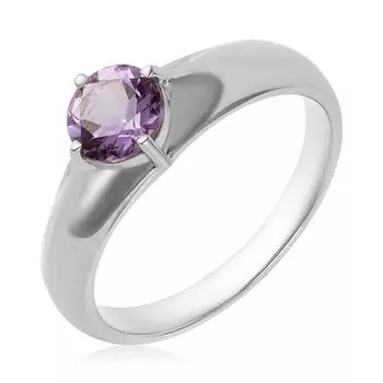 Серебряное кольцо с аметистом