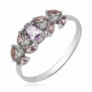 Серебряное кольцо с аметистом