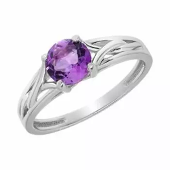 Серебряное кольцо с аметистом
