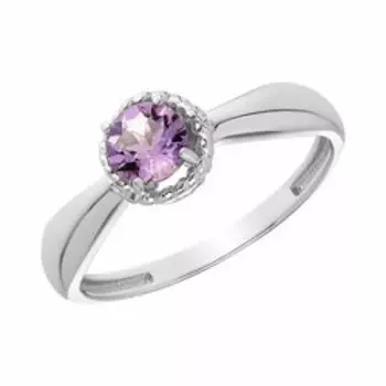 Серебряное кольцо с аметистом