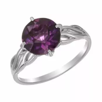 Серебряное кольцо с аметистом