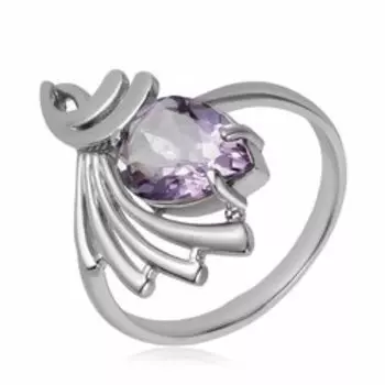 Серебряное кольцо с аметистом