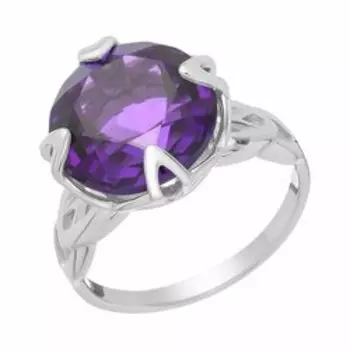 Серебряное кольцо с аметистом