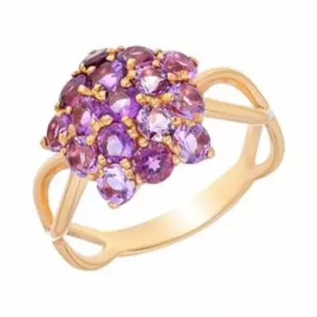Серебряное кольцо с аметистом