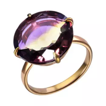 Серебряное кольцо с аметрином