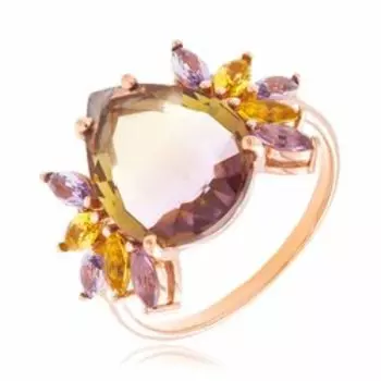 Серебряное кольцо с аметрином