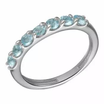 Серебряное кольцо с апатитами