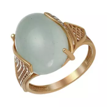 Серебряное кольцо с бериллом