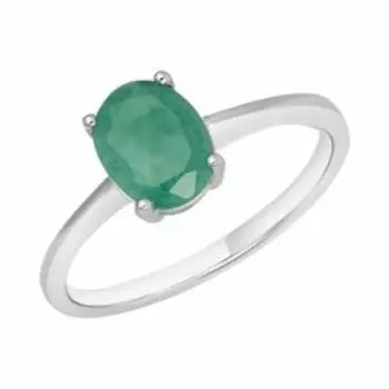 Серебряное кольцо с бериллом