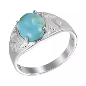 Серебряное кольцо с бирюзой