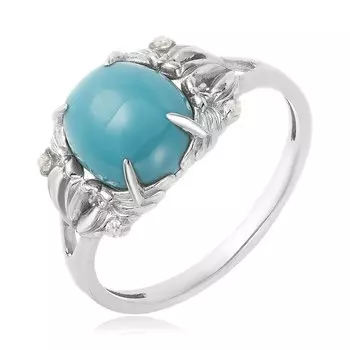 Серебряное кольцо с бирюзой