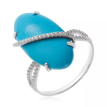 Серебряное кольцо с бирюзой