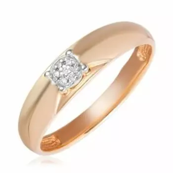 Серебряное кольцо с бриллиантами