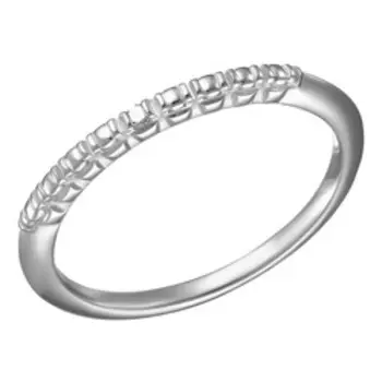 Серебряное кольцо с бриллиантом
