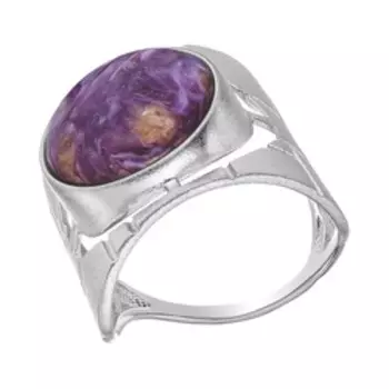 Серебряное кольцо с чароитом